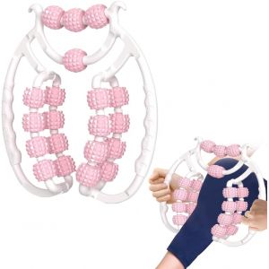 Kal-20 Roues Rouleau Massage Jambe, Anti Cellulite Roller, Rouleau De Massage Musculaire, Rou-Leau De Mass-Age Cellulite Pour Bras, Mollets, Cou, Dos Ou Épaules - Neuf