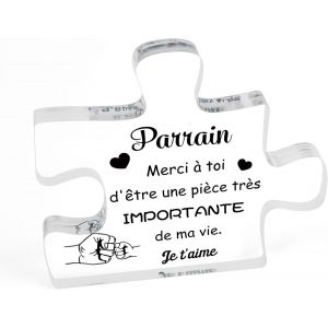 Kalanka-Cadeau Parrain Cadeau Fete Des Peres Pour Parrain Acrylique Puzzle Cadeaux Anniversaire Cadeau Parrain Marraine Demande Cadeau Pour Parrain Cadeau Parrain Fete Des Peres Fête Des Pères - Neuf