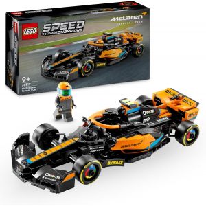 KALANKA-Speed Champions La Voiture de Course de Formule 1 McLaren 2023, Véhicule Jouet pour Enfants dès 9 Ans Qui Aiment Le Jeu en Autonomie, Set de Construction, Décoration Chambre, Idée Cadeau 7691 - Neuf