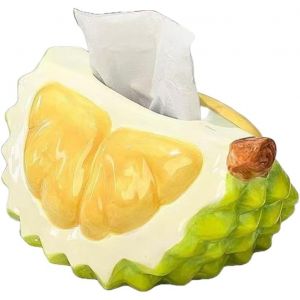 KALANKA-Boîte à mouchoirs créative en durian, boîte de rangement pour mouchoirs, boîte décorative pour la maison, le bureau, la voiture - Neuf