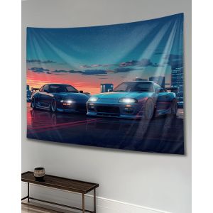 Tapis Muraux Anime Japonais Grand Art Mural Decor Chambre Salon Hommes Femmes 40x60 Pouces - Neuf