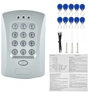 Systeme De Securite De Controle D'acces De Porte Intelligent Kit De Verrouillage Par Mot De Passe Et Carte D'acces - Neuf