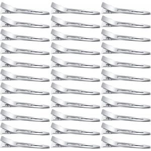 Shiliu-60 Pièces Pince Crocodile Cheveux, 2,2 Pouces Pince Cheveux Coiffeur Pince Plate Cheveux Pince Locks Pour Dames Coiffure Des[ - Neuf