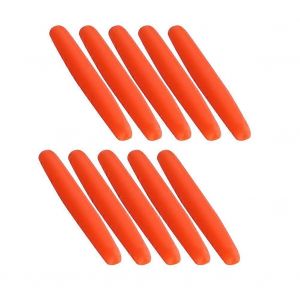 100pcs Durable Tear Drop Indicateur Pêche Flotteurs Bobber Tackle Accessoire (Orange M) - Neuf