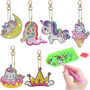 Kalanka-Diamond Painting Kit Cadeau Enfant: Diy Jouet Peinture Diamant Autocollant Pour Enfants 6 7 8 9 Ans Activites Manuelles Fille 6 7 8 9 Ans Loisirs Créatifs Pour Enfants Crafts Set Cadeau - Neuf