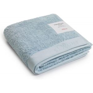 Kal-Serviette 50 X 100 Cm U2013 100 % Coton, 600 G/M², Douce Et Absorbante, Serviettes Bleu Clair - Neuf