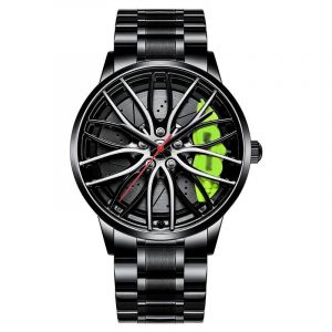 Bmw-M4-Vert - Montres De Sport À Quartz Étanches Pour Hommes, Montre-Bracelet De Voiture, Moyeu De Jante, Roue - Neuf