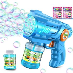Kakyl-Pistolet À Bulles-Machine À Bulles De Savon Pour Enfants-Machine À Bulles De Savon Électrique Avec Réservoir De 100 Ml-Bleu-Machine À Bulles Automatique Pour Enfants-Jouet De Fête (Bleu) - Neuf