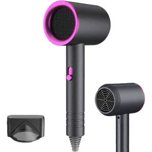 Seche Cheveux Ionique, 800w S&egrave;che-Cheveux, Hair Dryer Avec Concentrateur, 3 Temp&eacute;ratures 2 Vitesses, Thermo Protect, 45-50db Faible Bruit Silencieux, Pour Maison, Voyage, Salons De Coiffure - Neuf