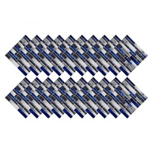Lot de 20 stickers carrelage effet marbre - Bleu, PVC, 10 x 10 cm, r&eacute;sistants &agrave; l'humidit&eacute; et &agrave; la chaleur, faciles &agrave; appliquer - Neuf