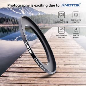 48mm d'objectif de à 52mm Adaptateur d'objectif de,Bague d'adaptation de Filtre de 48mm à 52mm Compatible avec Tous Les Accessoires de Filtre de 52mm - Neuf