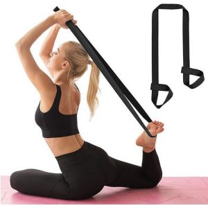 Porte-Tapis De Yoga Réglable Et Sangle D'étirement - Durable, Confortable Et Polyvalent Pour Un Transport Facile Et Des Postures Améliorées - Neuf