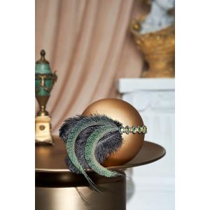 Tzf-Bandeau &Agrave; Plumes Style Ann&eacute;es 20 Pour Femme Gatsby Gatsby - Accessoire De Costume De Carnaval - Neuf