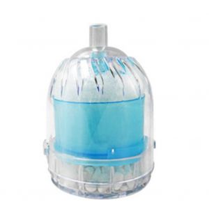 Hjlian Mini Filtre A Air Bleu Pour Aquarium, Eponge Biochimique Au Charbon Actif (Rond) - Neuf