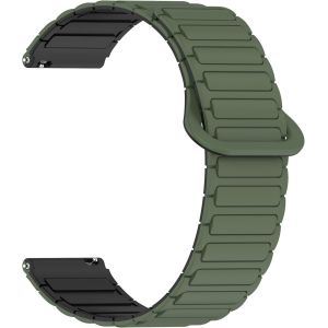 Kal-Bracelet De Montre Magnétique En Silicone - 18 Mm, 19 Mm, 20 Mm, 21 Mm, 22 Mm, 24 Mm - Bracelet De Rechange Réglable Pour Homme Et Femme - Entièrement Magnétique, Facile À Ajuster - Neuf