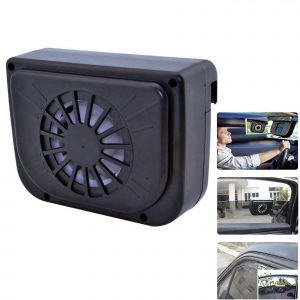 Énergie solaire voiture refroidissement automatique ventilateur radiateur d'air ventilateur de fenêtre d'échappement - Neuf