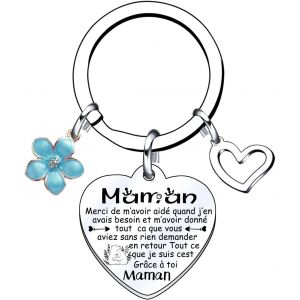 KAL-Cadeau De No&euml;l Maman Porte-Cl&eacute;s Porte Cl&eacute; Maman Porte Clef Maman Porte Cl&eacute; Maman Je T'Aime Porte Cl&eacute; Maman Fille - Neuf