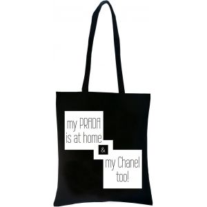 SJZG-Sac R&eacute;utilisable Fruit L&eacute;gume - Sac De Course Cabas Tote Bag Coton - R&eacute;sistant Anses Longues Noir - Neuf