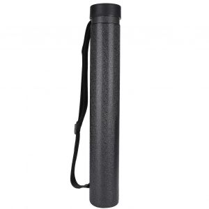 Tube de peinture en plastique dessin circulaire stockage t&eacute;lescopique mat texture art fournituresnoir - Neuf