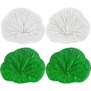 Kal-Moule En Silicone En Forme De Feuille De Lotus Pour Décoration De Gâteaux, Bonbons, Chocolat, Argile Polymère - Neuf