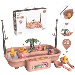 Jouets &eacute;ducatifs de p&ecirc;che r&eacute;alistes pour enfants de 6 &agrave; 8 ans, ensemble d'aventure pour enfants, jouets d'intelligence am&eacute;lior&eacute;s, p&acirc;te de haricots rouges-p&acirc;te de haricots rouges - Neuf