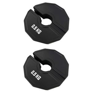 2pcs 0.5kg Gym Micro-Plaques Halt&egrave;re Plaque De Poids Fractionn&eacute;e - Neuf