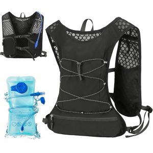 Gilet D'hydratation De Course 5 L Avec Poche D'eau De 2 L, Sac À Dos Léger Et Fonctionnel Pour Homme Et Femme Pour Jogging, Course, Marathon, Cyclisme, Randonnée - Neuf