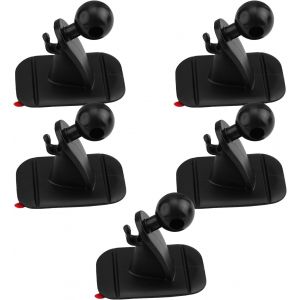 5 Pi&egrave;ces Suport Telephone Voiture, Socle Telephone Voiture, Socles de T&eacute;l&eacute;phone Portable pour Automobile, pour Plupart Supports de T&eacute;l&eacute;phone de Voiture (Noir) - Neuf