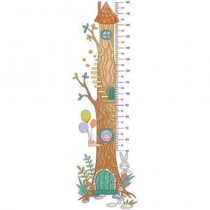 Autocollant 3d Color&eacute; Pour Tableau De Croissance Des Enfants - R&egrave;gle De Hauteur En Pvc Durable Pour La D&eacute;coration De La Chambre D'enfant Et De La Salle De Jeux - Neuf