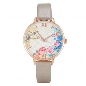 Mode Femmes Pu Bracelet En Cuir Quartz Montre &Eacute;tanche Casual Femme Montrerose Or Blanc - Neuf