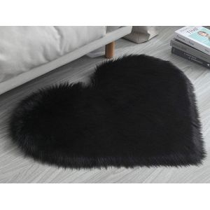 Tapis En Forme De C?ur 70x90cm, Doux Et Moelleux, Pour La Maison - Neuf
