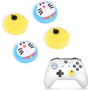 Shiba-Thumbsticks Pour Ps4 Controller Et Pour Ps5 Controller,Cute Anime Thème Silicone Joystick Grips Caps Accessoire Pour Xbox Se[464] - Neuf