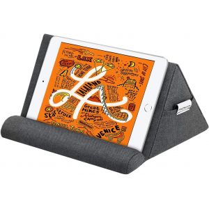 KAL-Coussin De Support Pour Tablet, Support Oreiller Multi-Angle Compatible Avec Ipad 10.2 10Th/2022, Ipad Pro 11/12.9 2022, Ipad Air 5 10.9/Air 4/Air 3, Galaxy Tab S6/S7/S9/S9+, Gris Sidéral - Neuf
