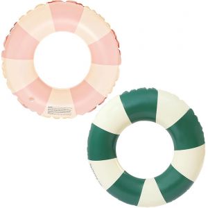 KAL-Bague De Natation Flottante,Bou&eacute;e De Natation Gonflable,Bou&eacute;e Gonflable R&eacute;tro Ray&eacute;e En Pvc Bou&eacute;e Piscine, D&eacute;coration Pour F&ecirc;te De Piscine Plage Partie Jeux Vacances - Neuf