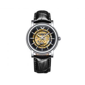 Montre M&eacute;canique Creuse Automatique Pour Homme R001-2 Avec Affichage Des Phases De Lune - Neuf