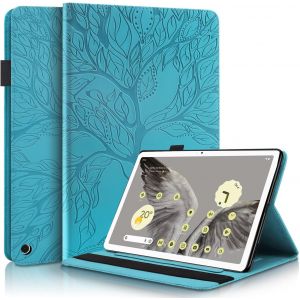 LORANKA-Coque pour Google Pixel Tablet 11 Pouces 2023 PU Cuir Cover Tablette Housse de Protection Google Pixel Tablet 11" Porte-Crayons Portefeuille Tablet &Eacute;tui Google Pixel Tablet 2023 - Bleu - Neuf
