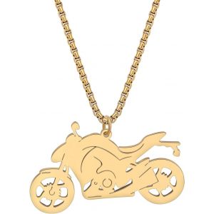 Kal-Émail Alliage Vélo Collier Vélo Pendentif Chaîne De Bijoux Uniques Cadeaux Pour Les Femme Filles Dames - Neuf