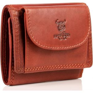 CMJAAGUR-Petit Porte Monnaie Homme Portefeuille Femme Petit Format Cuir V&eacute;ritable | Mini Portefeuille Avec Porte Monnaie | Porte Carte Avec Protection Rfid Test&eacute;e T&uuml;v Et Bo&icirc;te Cadeau | Vinta[M770] - Neuf