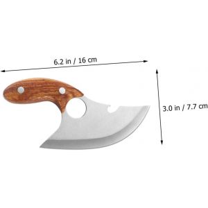 Couteau &Agrave; Viande Grill&eacute; Acier Inoxydable Couteaux De Cuisine Coupe-Viande Argent&eacute; Et Blanc - Neuf