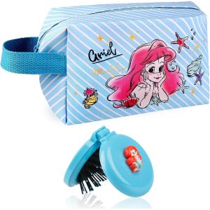 de ToiletteImperm&eacute;able Toilette Enfantde Toilette Dessin Anim&eacute; FillePliable Sac de Maquillage de Voyage Pochette Maquillage avec Porte-cl&eacute;s Porte Monnaie - Neuf
