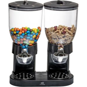 Distributeurs De Céréales - Cornflakes Dispenser - Noir - Petit-Déjeuner - Outils De Cuisine 33x20x42 Cm[Pou8806913] - Neuf