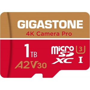 [5 Ans Récupération De Données Gratuite] Carte Mémoire 1 To, Camera Pro Max, Vitesse Jusqu'à 150/140 Mo/S, Pour Gopro, Dji, Drone, Insta360, 4k Video A2 V30 U3 Microsdxc Avec Adaptateur Sd. - Neuf