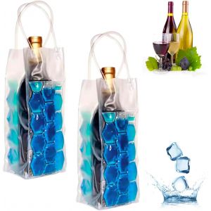 Refroidisseur De Vin En Gel &iquest; Bleu, Taille L - Neuf