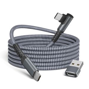 KALANKA-Câble Chargeur pour iPhone 16 15 Max,USB C vers USB C 100W à Angle Droit avec Adaptateur USB 2M,Type C Câble PD Charge Rapide pour iPad 10 Pro 11 Air 4 5 Mini 6 7 2024 2022 2021,Samsung Galax - Neuf
