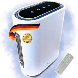 CHECARZHN--NO1-658019 Purificateur D'Air Air Purifier Stérilisateur Uv H13 Filtre Hepa Smart Sensor Filtre À Charbon Actif Nettoyage À 99,95% Cadr 240M³/H 4 Niveaux De Ventilation - Neuf