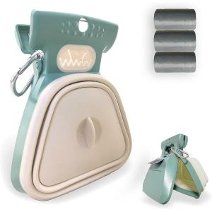 Ramasse-Crottes Sdigv Pour Grands Chiens - Ramasse-Crottes Portable Et Hygienique - Nettoyeur De Crottes Robuste Avec Distributeur De Sacs - Clip Pour Laisse Et 90 Sacs A Dejections - Neuf