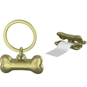 Kal-® Pawcharm Bark - Médaille Personnalisée Pour Chien Porte-Clés Personnalisé - Plaque Signalétique Personnalisée Avec Compartiment Caché - Neuf