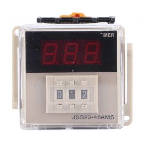 JSS20-48AMS Puissance Sur Retard Temporisateur Relais Affichage Num&eacute;rique 1-999S AC 220V - Neuf