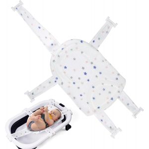KALANKA-Coussin de bain flottant, tapis de bain r&eacute;ducteur pour b&eacute;b&eacute; et enfants, support pliable confortable - Neuf