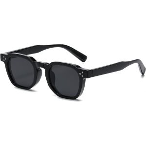 Asas-Lunettes De Soleil Hexagonale Femme Homme,Vintage Petites Lunette De Soleil Carré Retro Protection Uv400 - Neuf